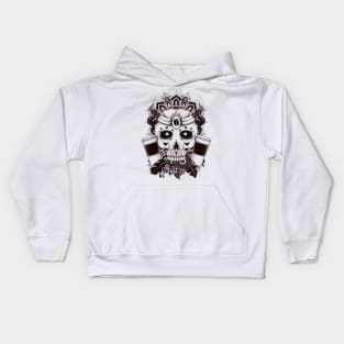 Death Before Decaf Kids Hoodie